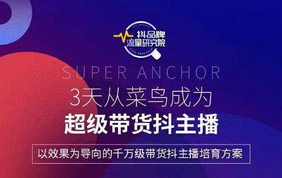 3天从高菜鸟成为超级带货抖主播，以效果为导向的千万级带货抖主播培育方案-iTZL项目网
