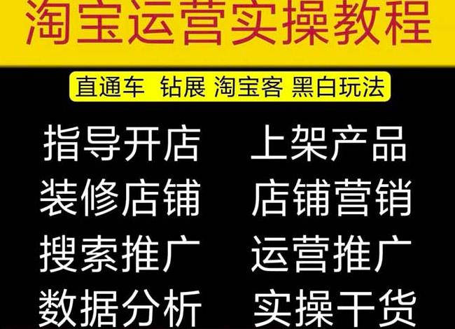 2023淘宝开店教程0基础到高级全套视频网店电商运营培训教学课程（2月更新）-iTZL项目网