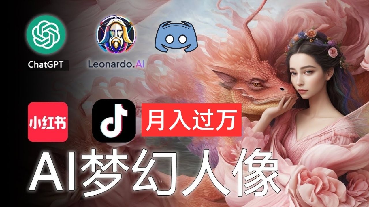 （11575期）AI摄影梦幻人像：零基础也能月入过万的秘密-iTZL项目网