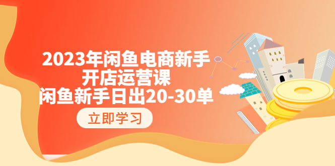 （6471期）2023年闲鱼电商新手开店运营课：闲鱼新手日出20-30单（18节-实战干货）-iTZL项目网