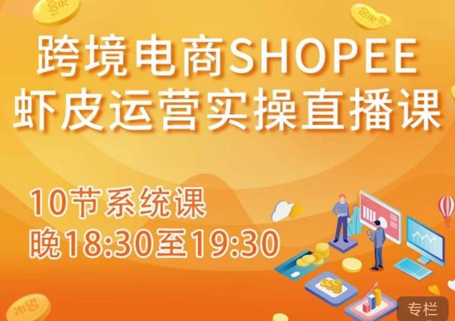 跨境电商Shopee虾皮运营实操直播课，从零开始学，入门到精通（10节系统课）-iTZL项目网