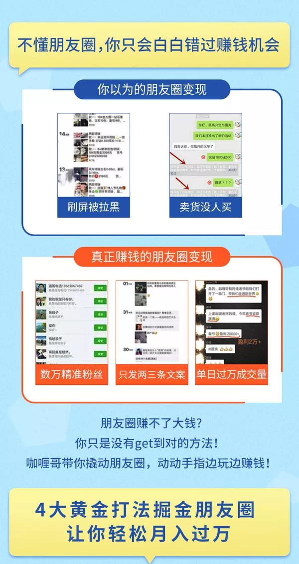 图片[1]-（1326期）【0投入0风险0人脉】朋友圈财源滚滚技法 4大黄金打法20天赚6w+(30节课+PDF)-iTZL项目网