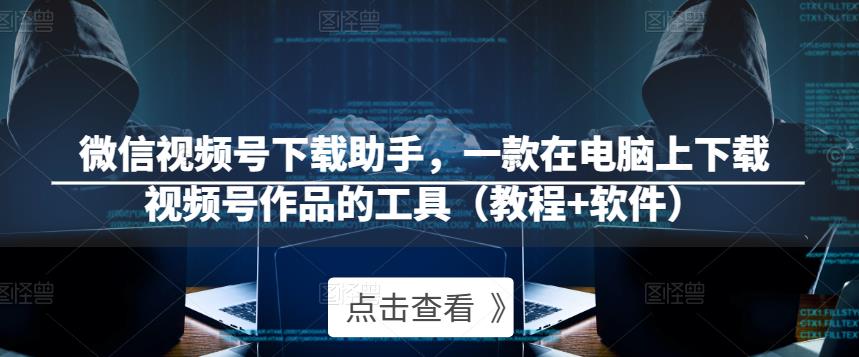 微信视频号下载助手，一款在电脑上下载视频号作品的工具（教程+软件）-iTZL项目网