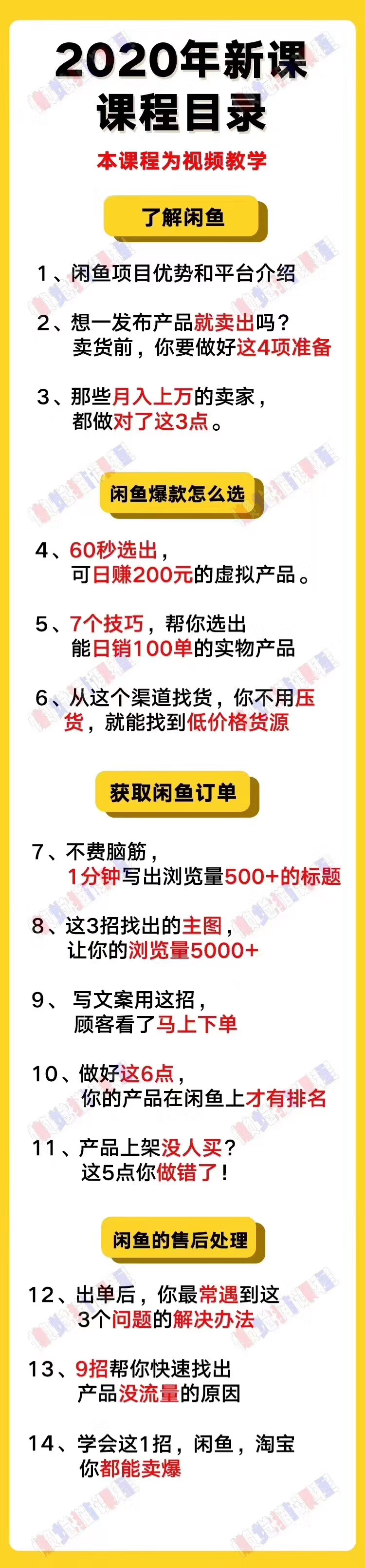 图片[3]-（1292期）懒觉猫闲鱼初级+高级课程 – 副业月入过万实操讲解 纯干货（无水印）-iTZL项目网