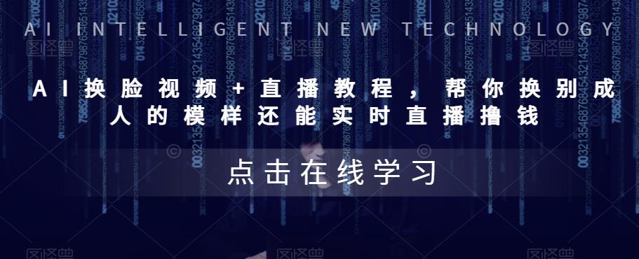 （5820期）AI换脸视频+直播教程 帮你换成别人的模样还能实时直播撸钱 (教程+配套资料)-iTZL项目网