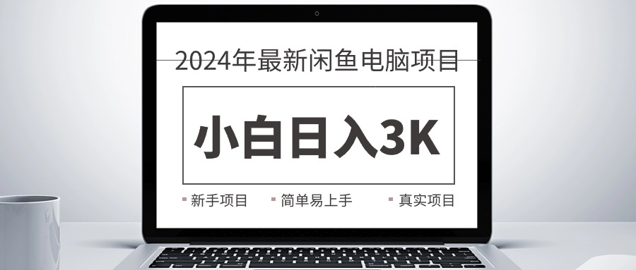 （10845期）2024最新闲鱼卖电脑项目，新手小白日入3K+，最真实的项目教学-iTZL项目网