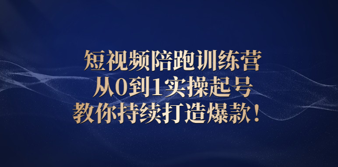 （2641期）短视频陪跑训练营：从0到1实操起号，教你持续打造爆款！-iTZL项目网